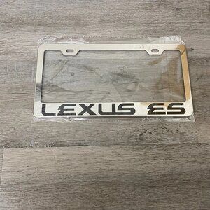 For Lexus ES Mirror Chrome Finish Stainless Steel Metal License Plate Frame